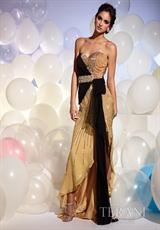 2012 Terani Prom Dresses P631.  Available in Gold/Black